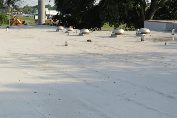 commercial flat roof